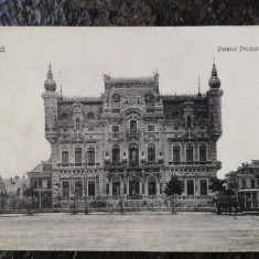 Carte postala Bucuresci, Palatul printului Sturza, necirculata, tramvai cu cai