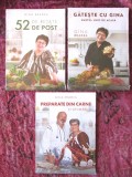 52 RETETE DE POST * PREPARATE DIN CARNE SI AFUMATURI *, 3 Vol. Gina Bradea, 2015. Carti noi, in tipla