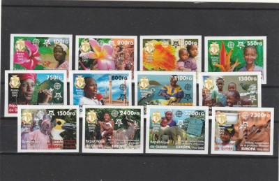 Guinea 2006 - 50 ani Europa CEPT,serie 12 valori nedantelate,MNH Mi.4202B-4213B foto