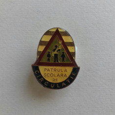 INSIGNA PIONIER - PATRULA SCOLARA DE CIRCULATIE - 2.5 cm