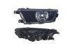 Proiector ceata SKODA OCTAVIA III (5E), 01.2013-05.2017, partea stanga, tip bec H8; negru; cu lumina viraje