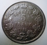 A.240 BELGIA ALBERT I 5 FRANCS FRANCI FRANK 1932