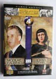 dvd personalitati care marcat istoria lumii 4 nicolae ceausescu ioana d'arc filmele adevarul original carcasa originala timbru original