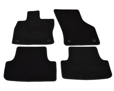 Covorase mocheta Audi A3 3USI A3 CABRIO 09/2012- Negre, set de 4 bucati AutoDrive ProParts foto