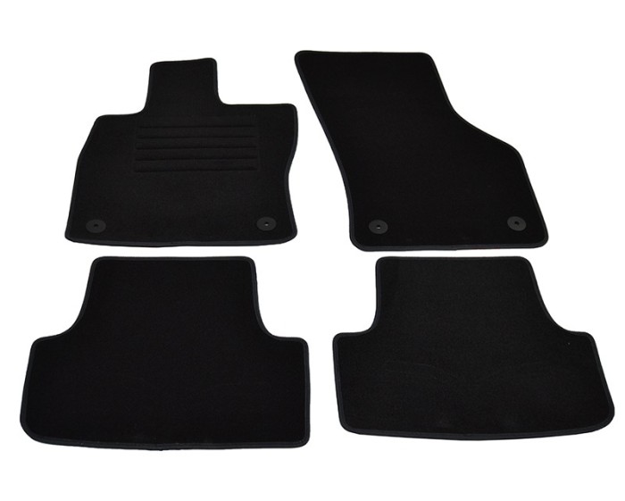 Covorase mocheta Audi A3 3USI A3 CABRIO 09/2012- Negre, set de 4 bucati AutoDrive ProParts