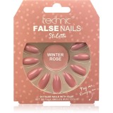 Technic Cosmetics False Nails Stiletto unghii artificiale Winter Rose 24 buc