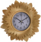 Ceas de perete decorativ auriu