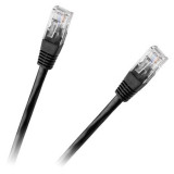 Cablu Patchcord UTP CAT6 0.25m Negru Rebel, Oem