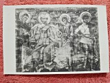 Carte postala, Manastirea Horezu, pictura interioara