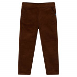 Pantaloni de copii, coniac, 116, vidaXL