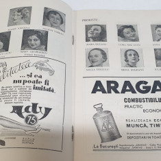 Brosura - Reclame - Program OPERA ROMANA - Stagiunea 1937 - 1938 perioada regala