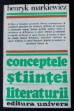 Henryk Markiewicz - Conceptele științei literaturii