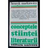 Henryk Markiewicz - Conceptele științei literaturii