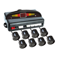Set senzori de parcare fata-spate cu 8 senzori CARGUARD SP005