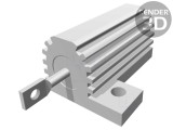 Rezistor Bobinat cu Radiator 220&Omega; 25W &plusmn;5%