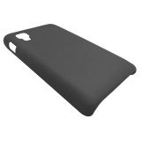 Husa tip capac plastic cauciucat neagra pentru LG Optimus L4 II E440