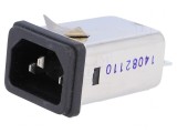 Conector Alimentare AC IEC 60320 6A 250VAC 0.7mH