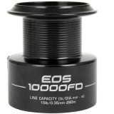 Tambur Rezerva Mulineta Fox EOS 10000 FD Aluminiu, 0.35mm/260m, Negru