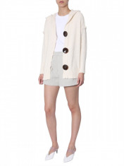 Cardigan dama STELLA McCARTNEY CARDIGAN WITH HOOD 563620 S20789500 Alb foto