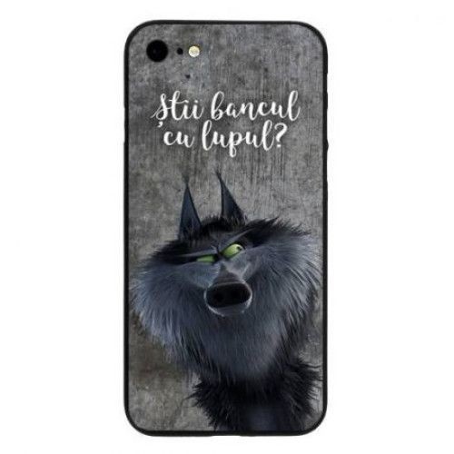 Husa apple iphone 7 multicolor mesaj lup