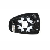 Geam oglinda exterioara cu suport fixare Alfa Romeo 156 (932), 11.1997-09.2005, partea Stanga, incalzit; sticla asferica; geam albastru, Aftermarket