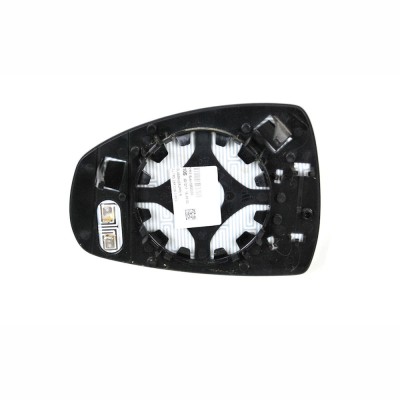 Geam oglinda exterioara cu suport fixare Alfa Romeo 156 (932), 11.1997-09.2005, partea Stanga, incalzit; sticla asferica; geam albastru, Aftermarket foto