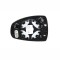 Geam oglinda exterioara cu suport fixare Alfa Romeo 156 (932), 11.1997-09.2005, partea Stanga, incalzit; sticla asferica; geam albastru, Aftermarket