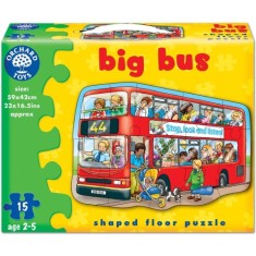 Puzzle de Podea Orchard Toys Autobuzul 15 Piese foto
