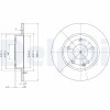 DELPHI BG3394 Disc frana
