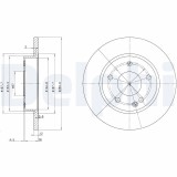 DELPHI BG3394 Disc frana