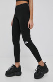 The North Face colanti femei, culoarea negru, cu imprimeu