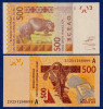 WEST AFRICAN STATES █ SENEGAL █ bancnota 500 Francs █ 2012 / 2023 █ P-719Kl UNC