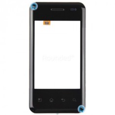 LG E720 Optimus Chic display touchscreen, digitizer touchpanel piesa de schimb neagra AB0210