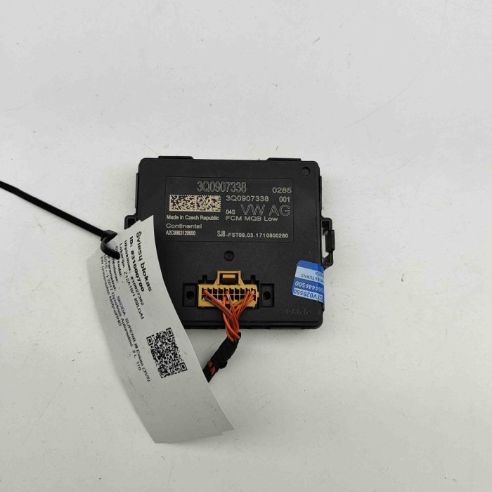 Modul de control far SKODA SUPERB III Estate 3V5 2017 OEM: 3Q0907338,A2C9863120650 31600700
