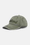 Weekend Max Mara șapcă de baseball din bumbac BRUNO culoarea verde, 2525576024600