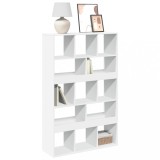VidaXL Bibliotecă, alb, 100x33x156,5 cm, lemn prelucrat