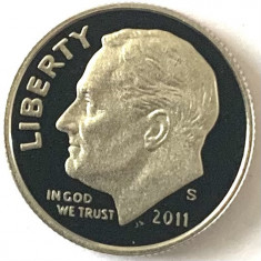 AMERICA 1 DIME 2011 PROOF LITERA S, (Franklin Delano Roosevelt.) foto