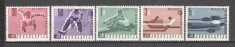 Iugoslavia.1966 C.M. de hochei pe gheata,canotaj academic SI.233 foto