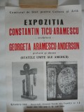 CONSTANTIN TICU-ARAMESCU / GEORGETA ARAMESCU-ANDERSON - AFIS EXPOZITIE - 1968