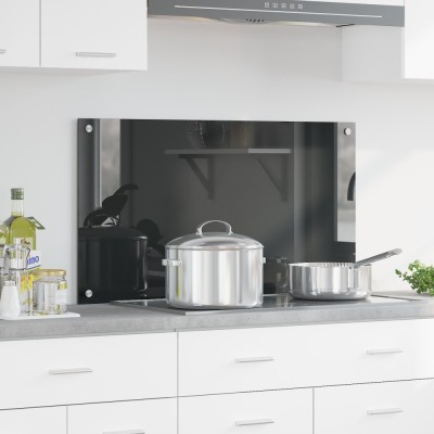 vidaXL Spate de bucătărie Gri &amp;icirc;nchis 90 x 50 x 0.6 cm 42001245 foto