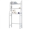 Raft depozitare peste toaleta FOXMAG24, etajera masina de spalat, alb, 160x47x25