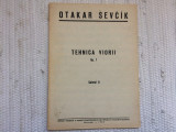 Otakar sevcik tehnica viorii op. 1 caietul II partituri vioara ed. muzicala 1966