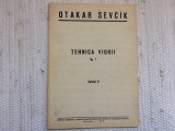 otakar sevcik tehnica viorii op. 1 caietul II partituri vioara ed. muzicala 1966