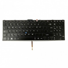 Tastatura Laptop, Toshiba, Tecra A50-C, Z50-C, Satellite PRO R50-C, iluminata, cu point sticker, layout US