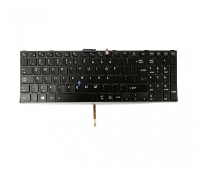Tastatura Laptop, Toshiba, Tecra A50-C, Z50-C, Satellite PRO R50-C, iluminata, cu point sticker, layout US foto