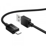 Cablu Date si Incarcare USB-A - Lightning Borofone BX120 Placer, 18W, 1m, Negru