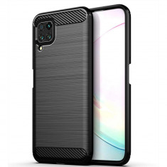 Carcasa TECH-PROTECT TPUCARBON Huawei P40 Lite Black foto