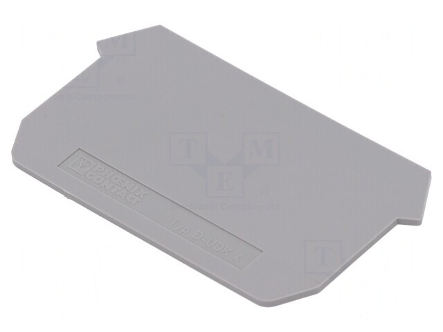 Capac Final Gri Conectori UDK4 1,5mm Poliamidă