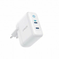 Incarcator retea Anker PowerPort III 60W 2x USB-C Power Delivery PowerIQ 3.0 Alb foto