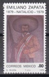 Mexic 1979 - Centenarul nașterii lui Emiliano Zapata, MNH